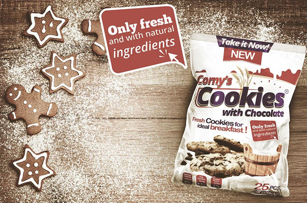 Printable Cookie Packaging Design Template