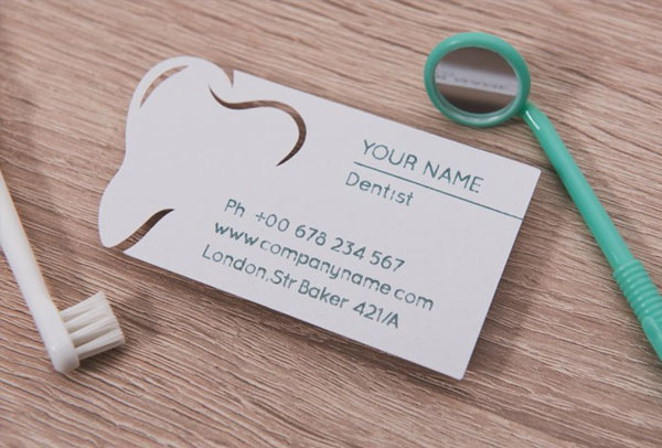 Printable Dentist Business Card Template