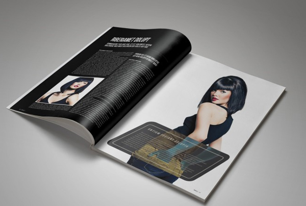 Printable Fashion InDesign Magazine Template