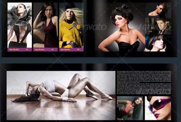 Printable Fashion Product Catalog Template Download