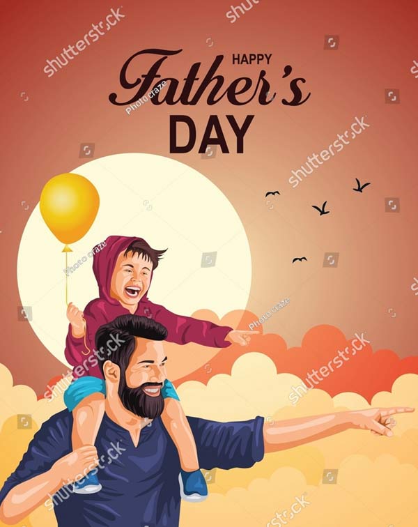 Printable Fathers Day Flyer Download