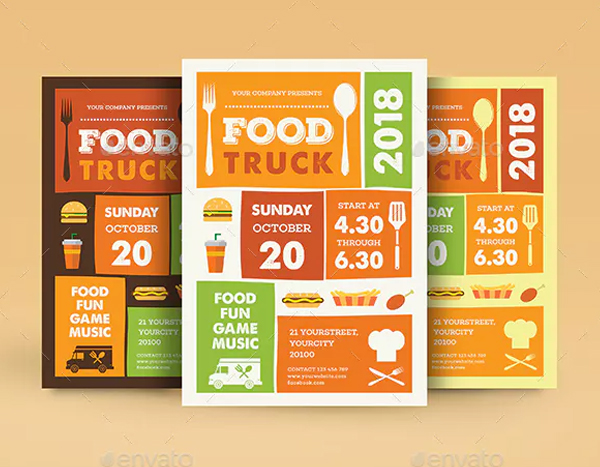 Printable Food Truck Flyer