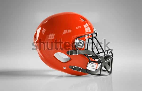 Printable Football Helmet Mockup PSD