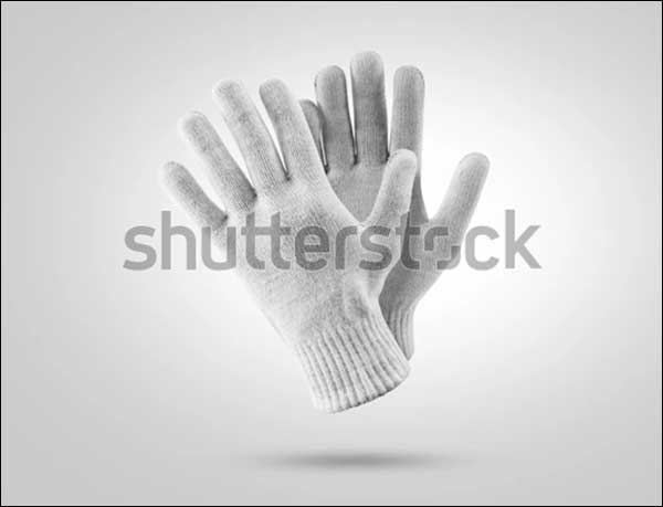 Printable Gloves Mockup