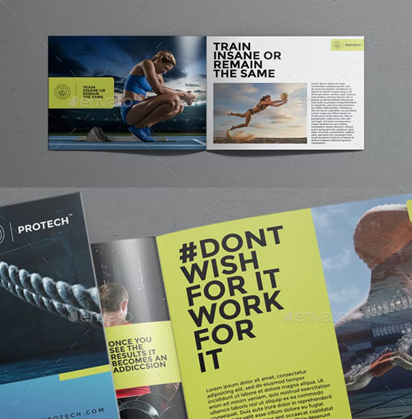 Printable Gym Brochure Template