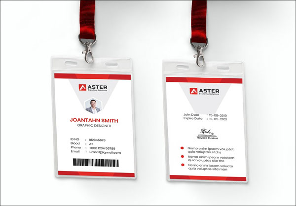 Printable ID Card Template