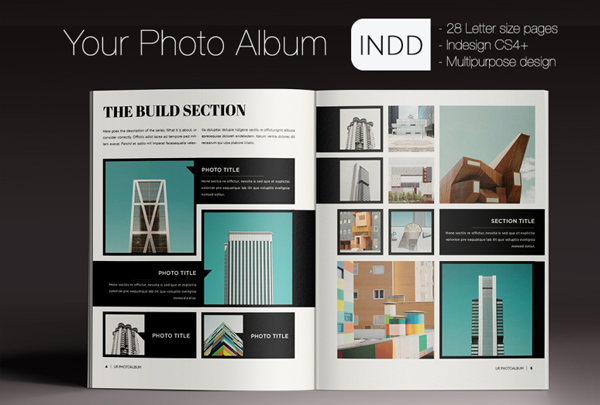 Printable Indesign Photo Album Template