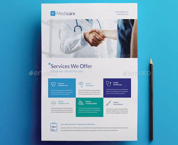 Printable Medical Flyer Design Template