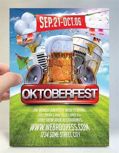 Printable Oktoberfest Flyer