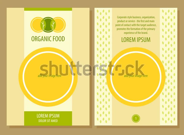 Printable Organic Food Flyer Template