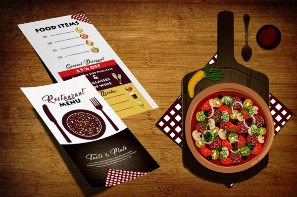 Printable Restaurant Menu Design