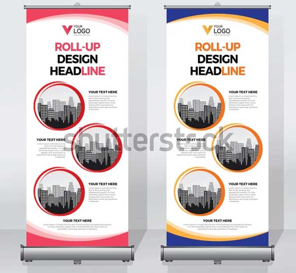 Printable Roll Up Design Template