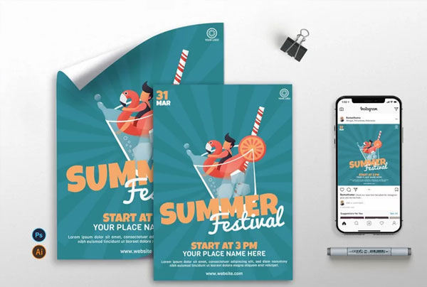 Printable Summer Fest Flyer