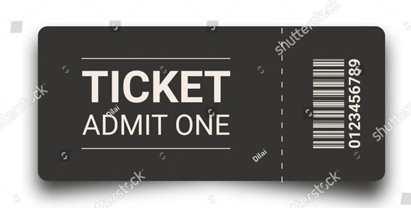 Printable Ticket Template Download