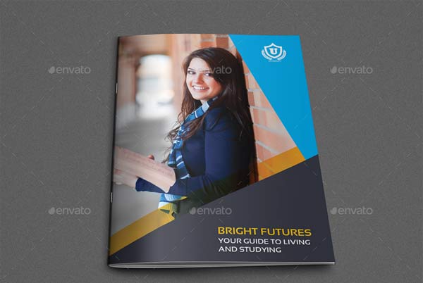 Printable University Brochure InDesign Template