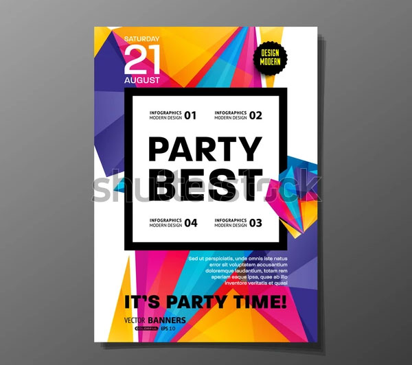 Printable Urban Party PSD Flyer