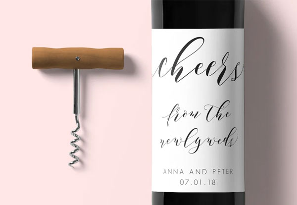 Printable Wine Label Design Template