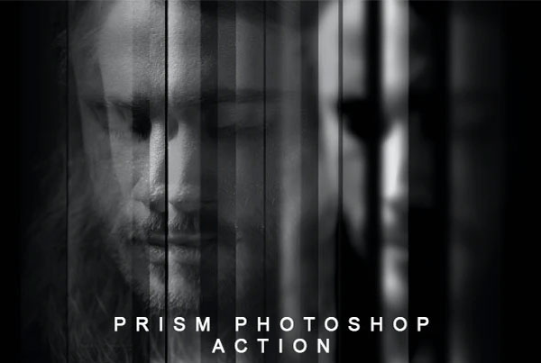 Prism Effect Photoshop Action Template