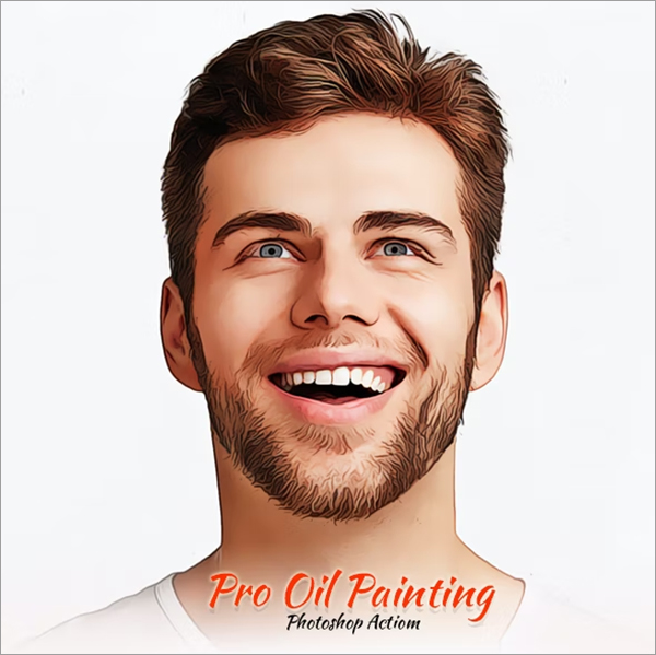 Pro Oil Painting Photoshop Action