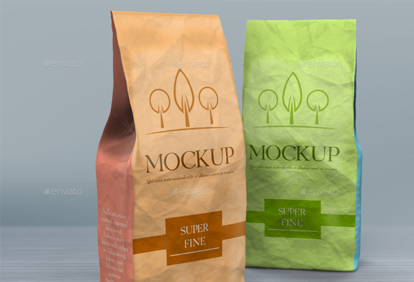 Product Paper Bags Mockup