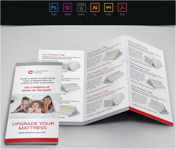 Product Sale Promotion Trifold Brochure