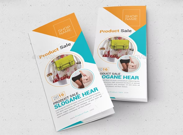 Product Sale Trifold Brochure Template