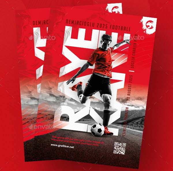Professional Best Soccer Flyer Templates