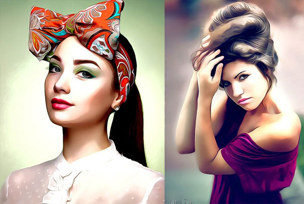 Professional Cartoonize Oil Painting Effect