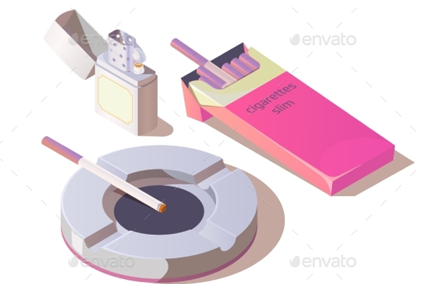 Professional Cigarette Design Mockup
