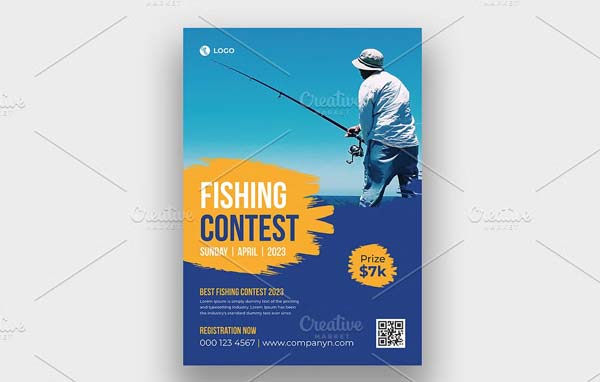 Professional Fishing Tournament Flyer