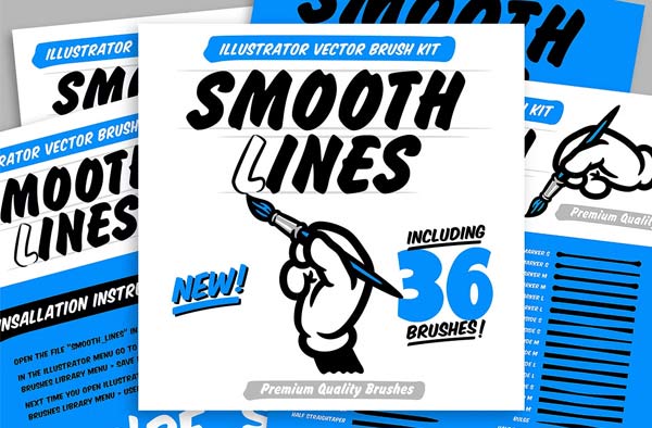 Professional Ink Brushes Template