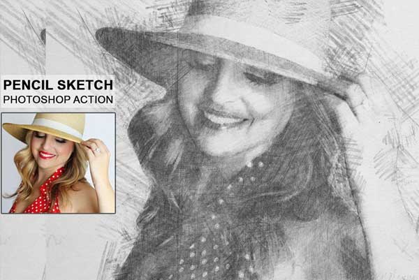 Professional Pencil Sketch Photoshop Action