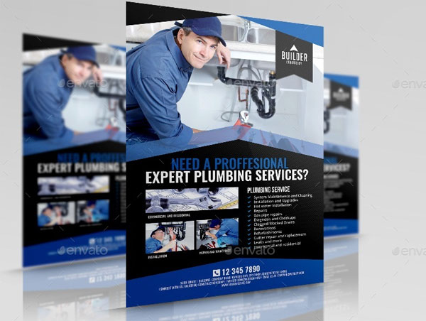 Professional Plumbing Service Flyer