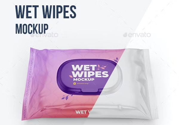 Professional Wet Wipes Mockup