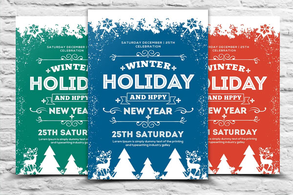 Professional Winter Holiday Flyer