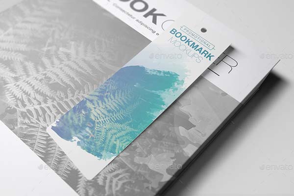 Promotional Bookmark Mockups Download