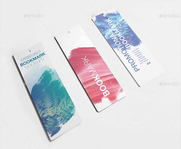 Promotional Bookmark Mockups