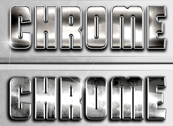 Pure Chrome Professional Layer Styles