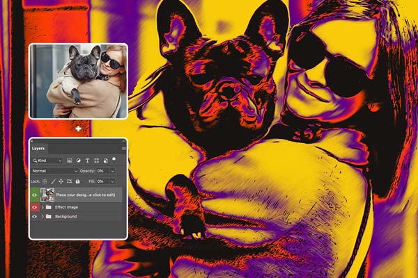 Pure Comics Art Photo Effect Download