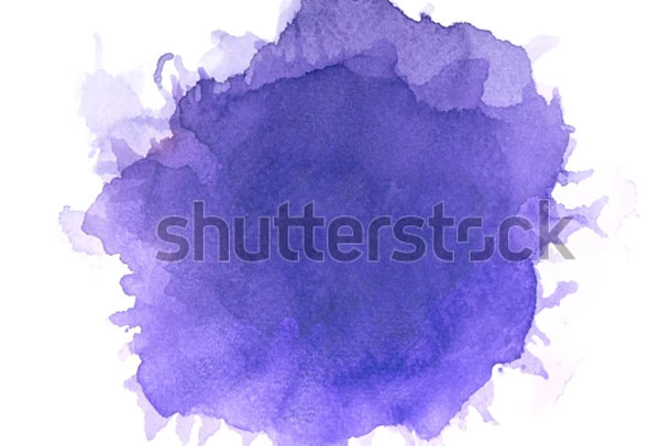 Purple Watercolor Brush