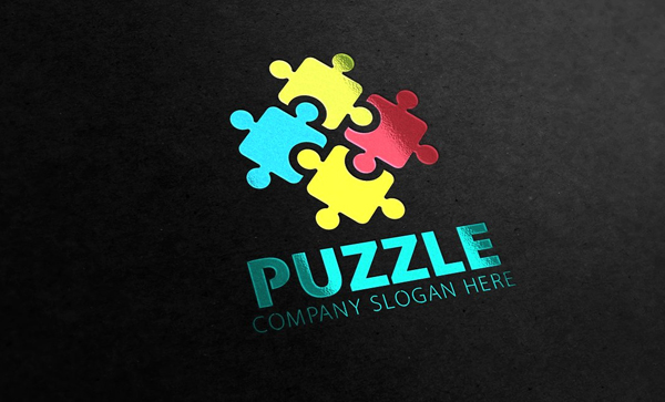 Puzzle Logo Template