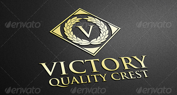 Quality Crest Victory Logo Template