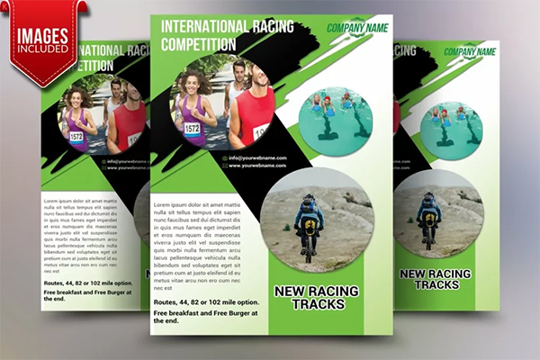 Racing Sports Flyer Template