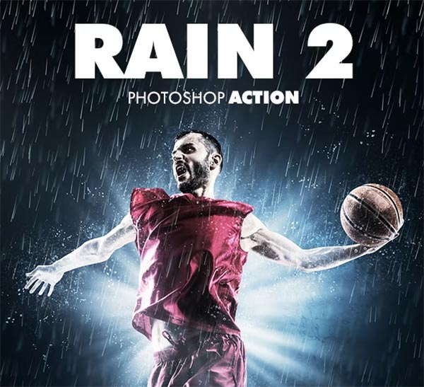 Rain 2 Photoshop Action