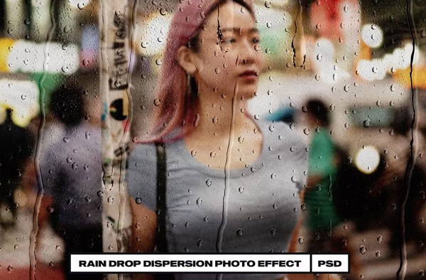 Rain Drop Dispersion Photo Effect Action Download