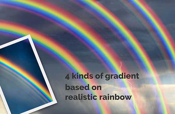 Rainbow Photo Overlays Templates