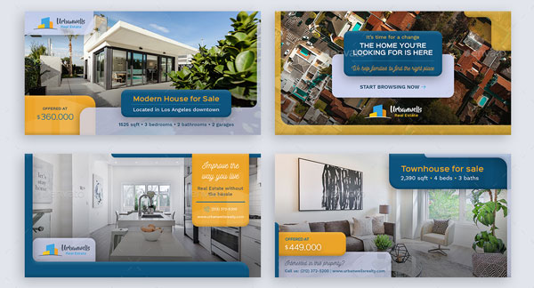 Real Estate Advertising Banners Template