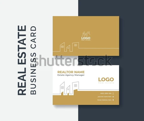 Real Estate Agent Business Card Design