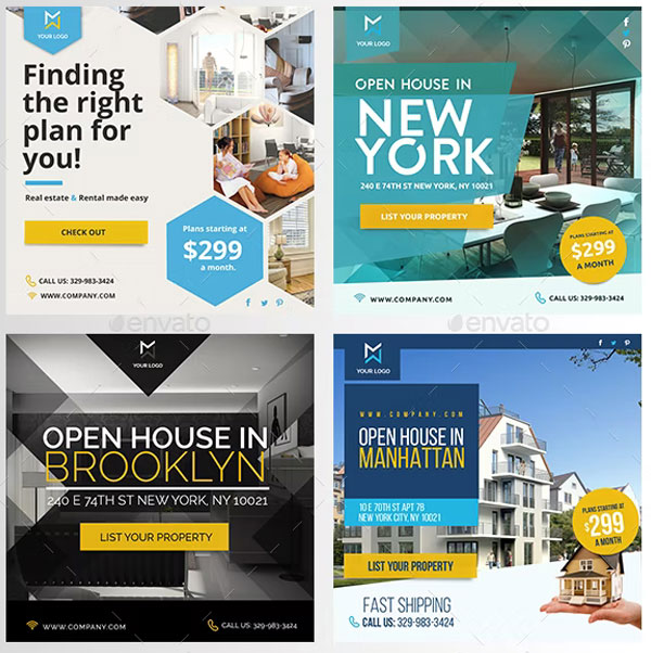 Real Estate Banners Template