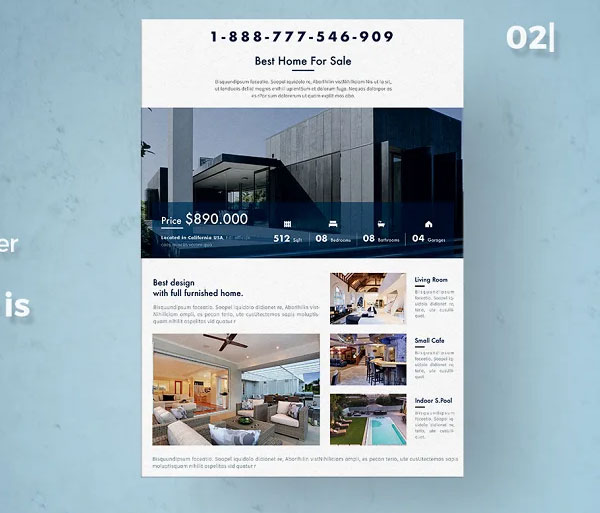 Real Estate Design Flyer